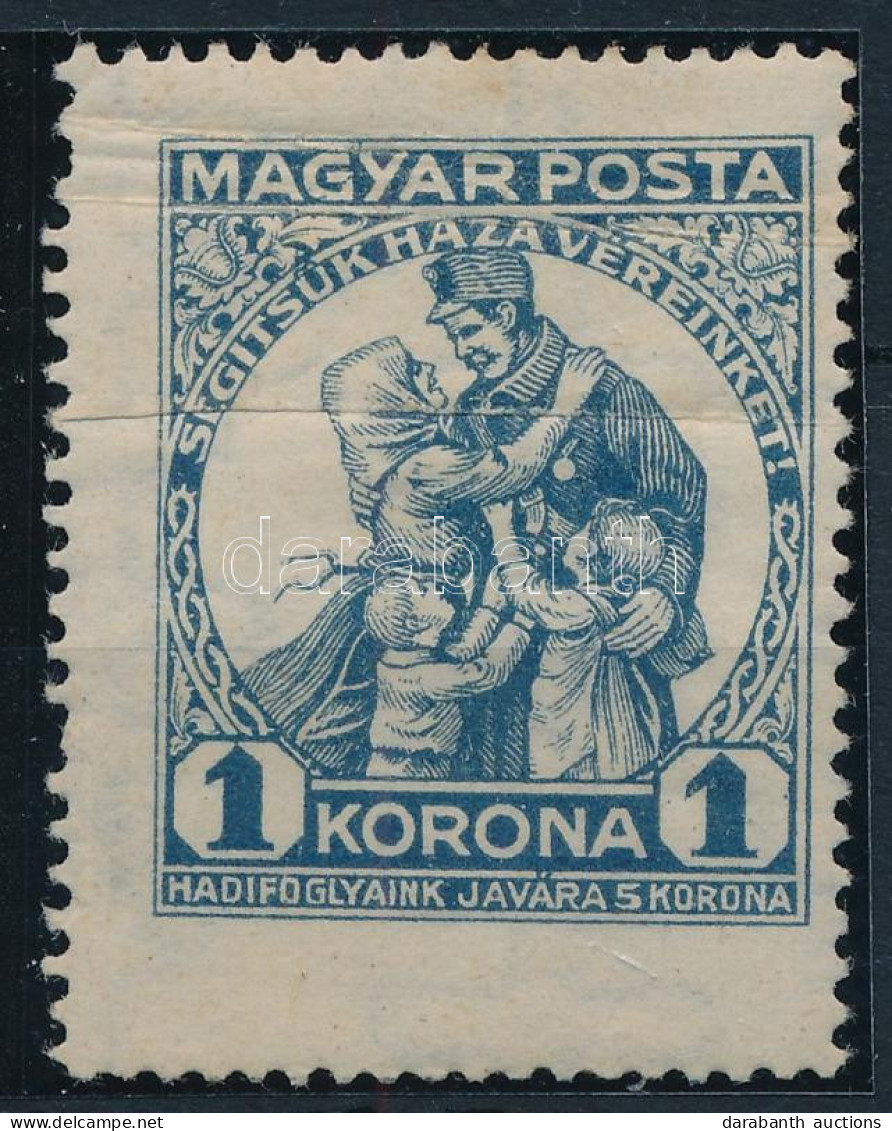 * 1920 Hadifogoly 1K Elfogazva (ráncok, Rozsda / Creases, Stain) - Other & Unclassified