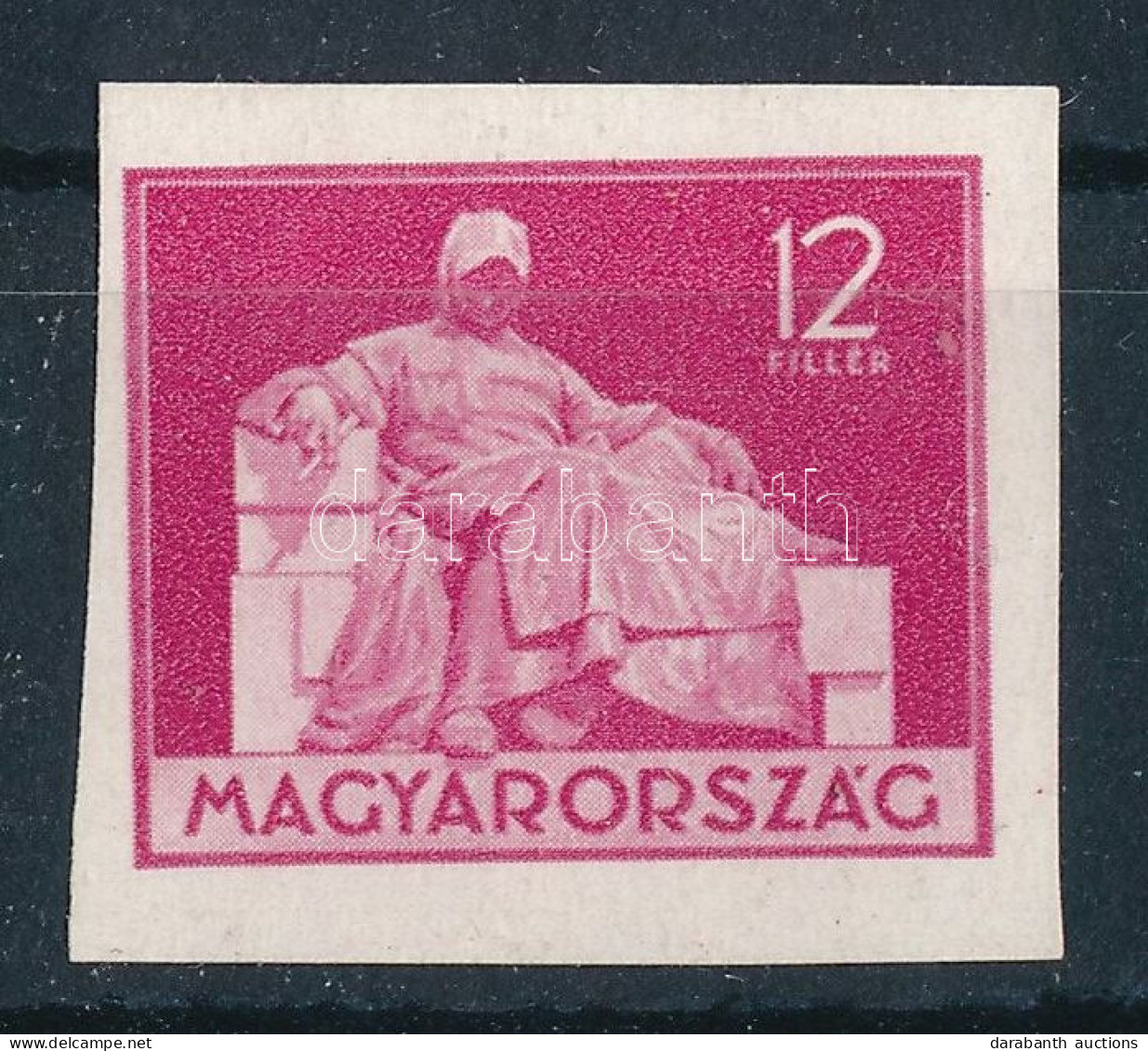 (*) ~1930 Anonymus 12f Bélyegterv Nyomata - Other & Unclassified