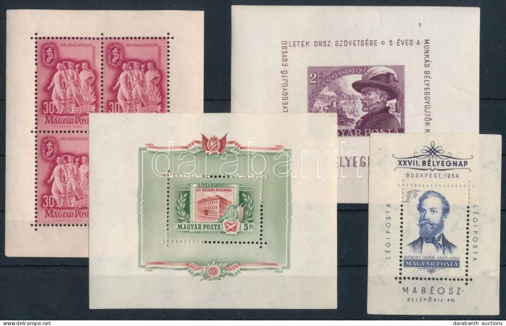 * 1948-1955 4 Klf. Blokk (16.000) - Sonstige & Ohne Zuordnung