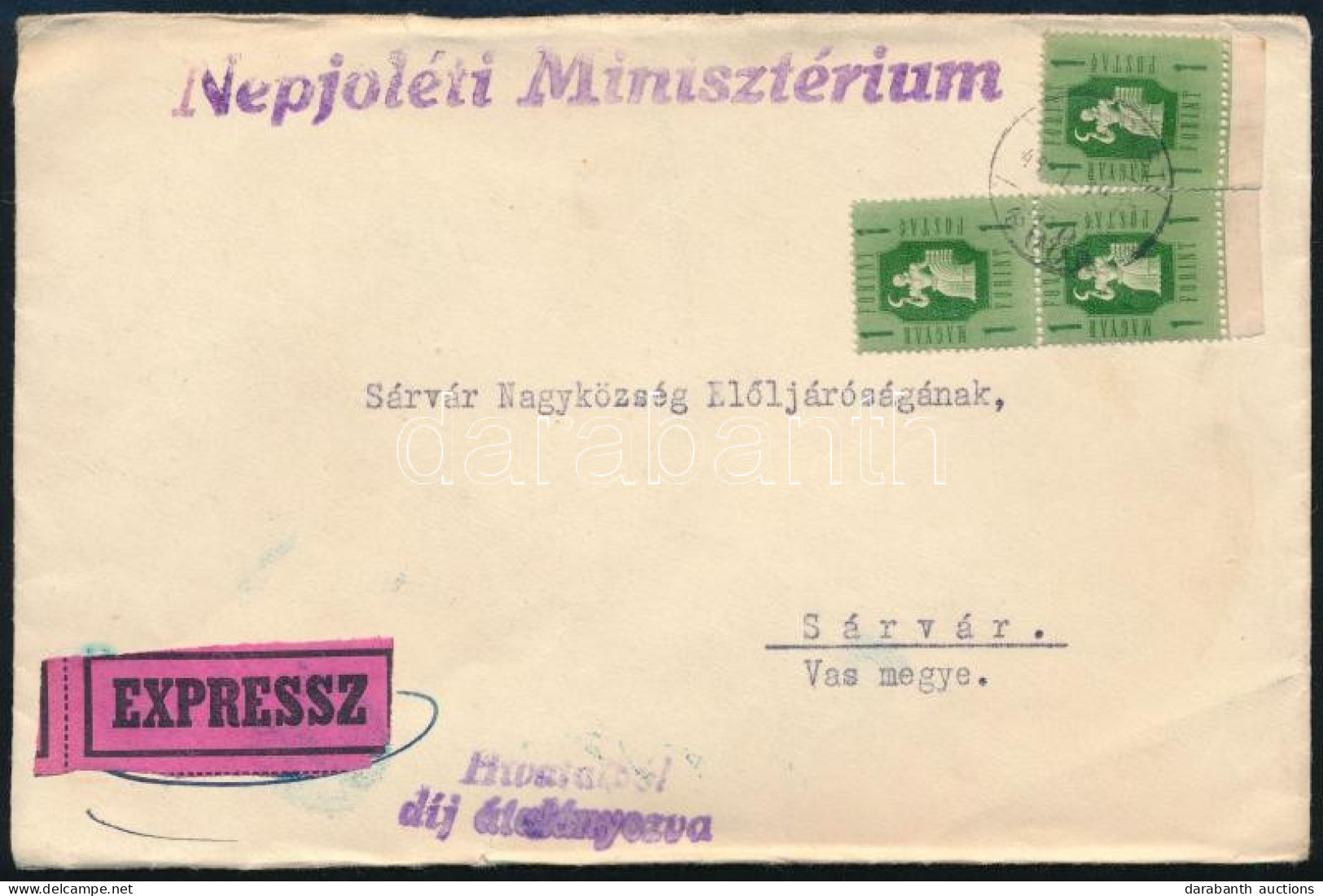1948 Expressz Levél - Sonstige & Ohne Zuordnung