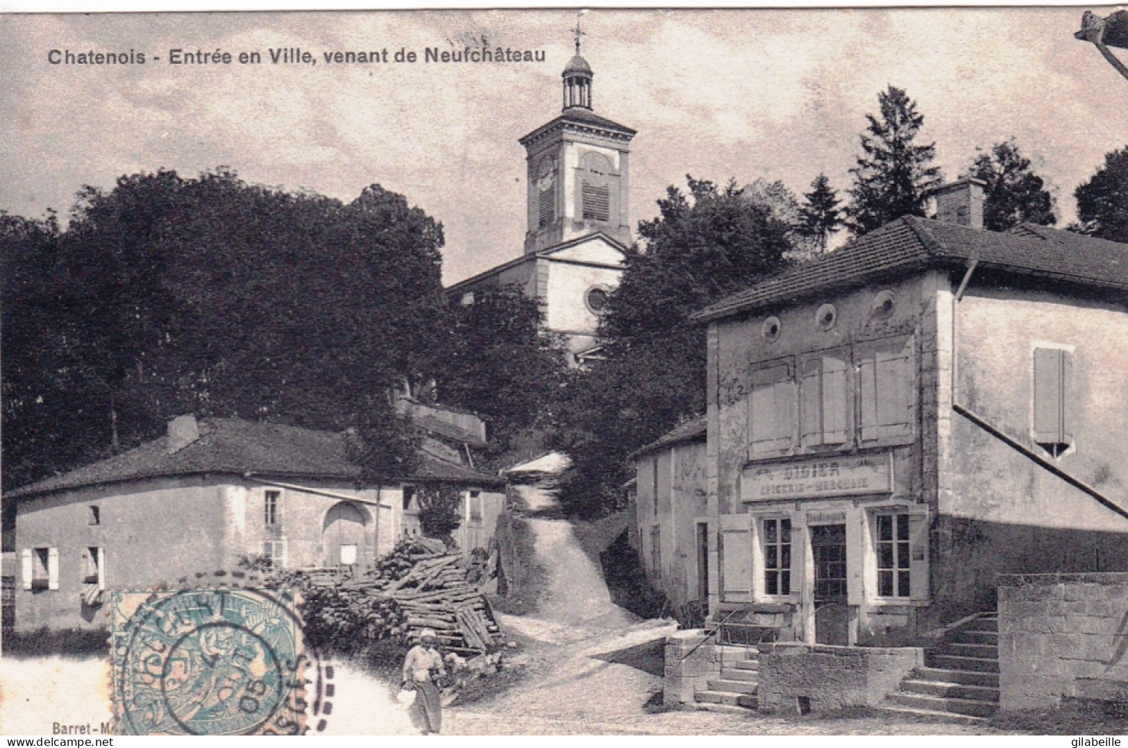 88 - Vosges - CHATENOIS - Entree En Ville Venant De Neufchateau - Boulangerie - Epicerie - Mercerie - Chatenois