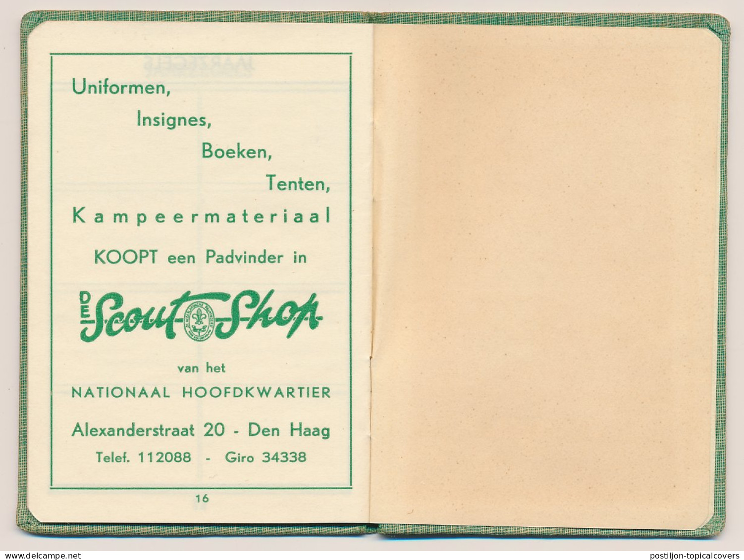 Dutch Scouts Membership Booklet 1938 Year Stamps Welpen Verkenners 1938 / 1940 - Andere & Zonder Classificatie