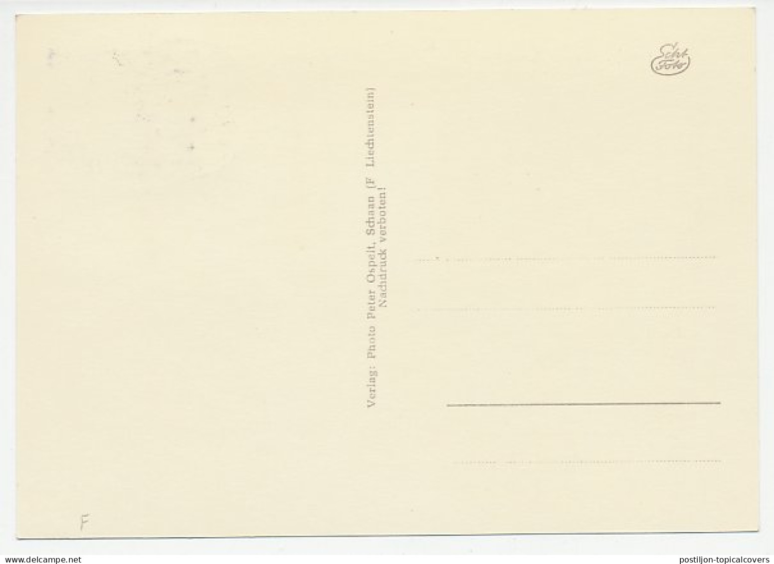 Maximum Card Liechtenstein 1957 Madonna And Child - Andere & Zonder Classificatie