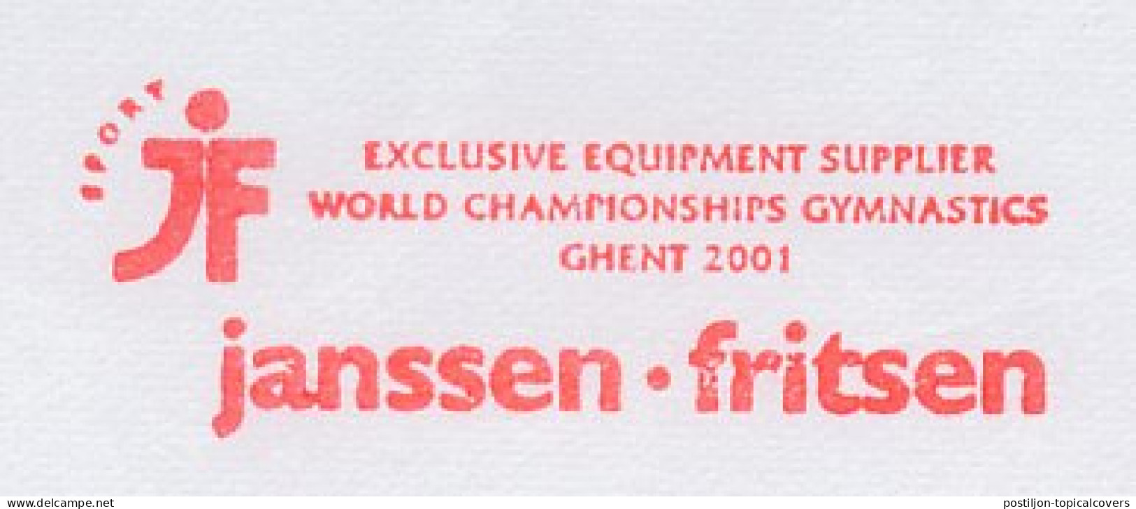 Meter Cut Netherlands 2002 World Championships Gymnastics Ghent 2001 - Sonstige & Ohne Zuordnung