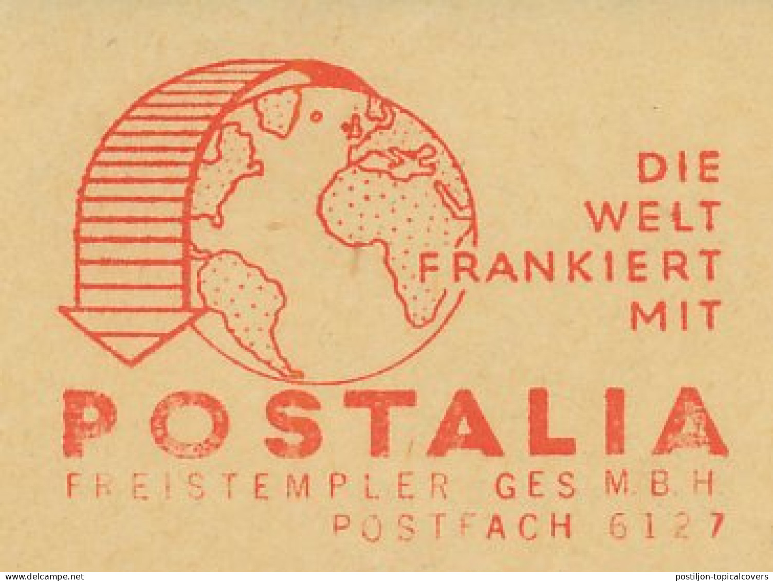 Meter Cut Germany 1964 Postalia - Gebuhr Bezahlt - Automaatzegels [ATM]