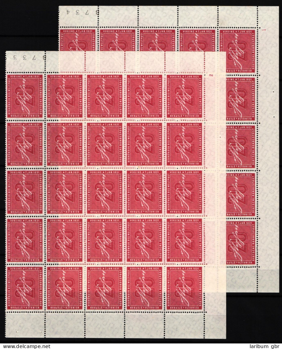 BRD Bund 227 FN Postfrisch 2x 25er Block Vom Eckrand FN 1/2 #KT358 - Other & Unclassified