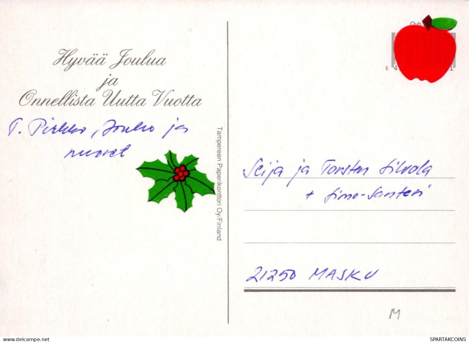 ANGE Noël Vintage Carte Postale CPSM #PBP393.FR - Anges