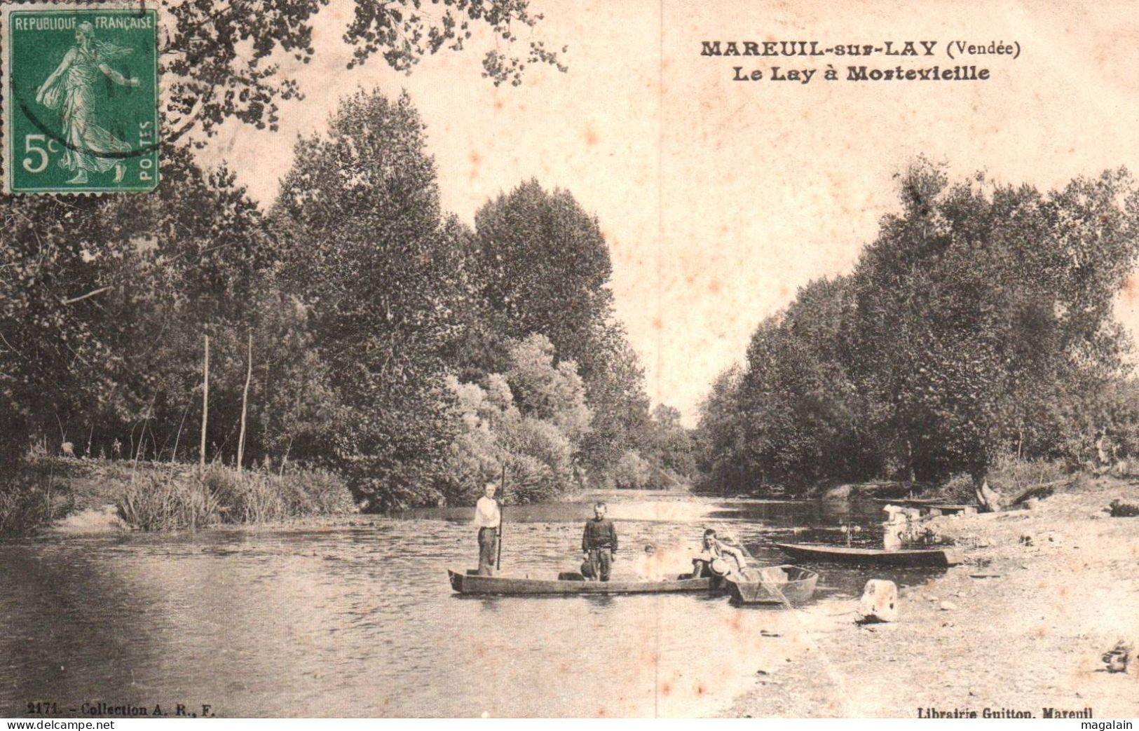 Mareuil Sur Lay : Le Lay à Mortevieille - Mareuil Sur Lay Dissais