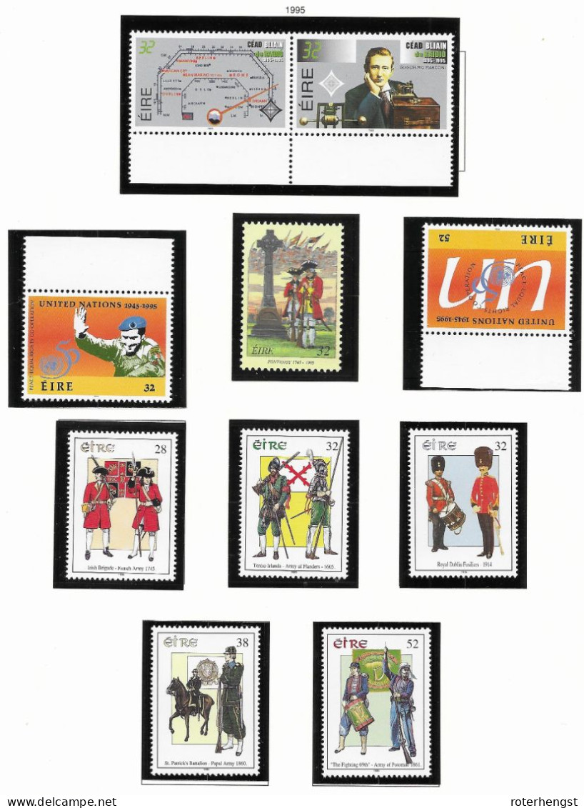 Ireland Mnh ** 1995 (6 Scans) 101 Euros - Années Complètes