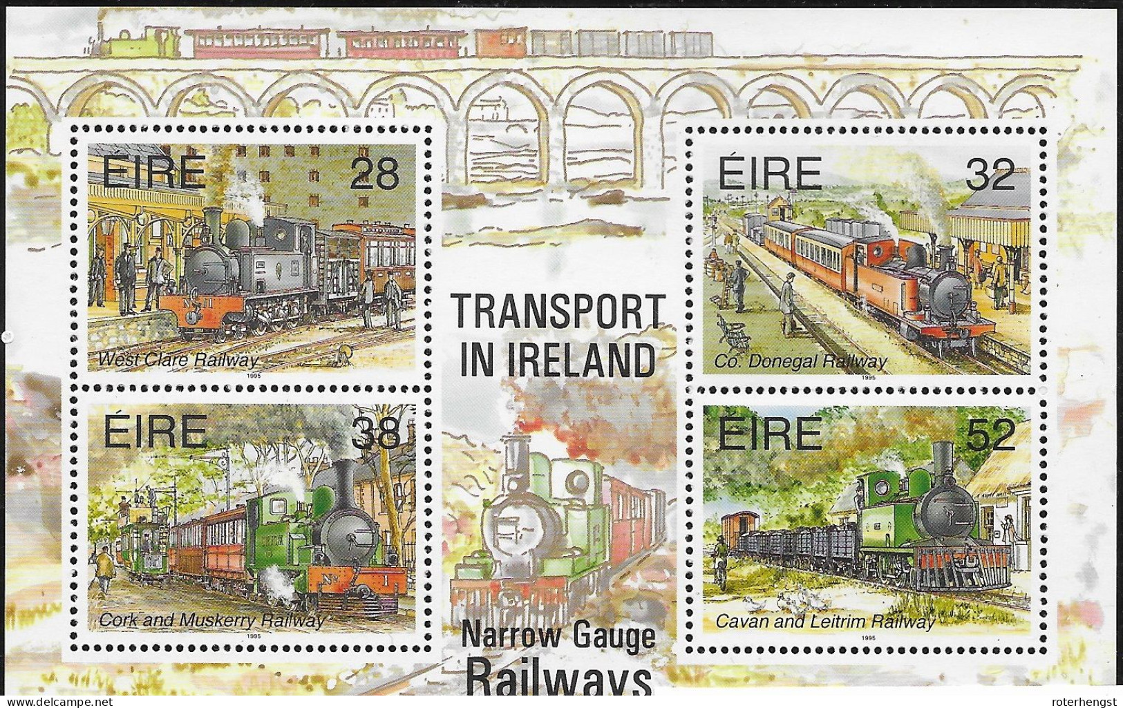 Ireland Mnh ** 1995 (6 Scans) 101 Euros - Annate Complete