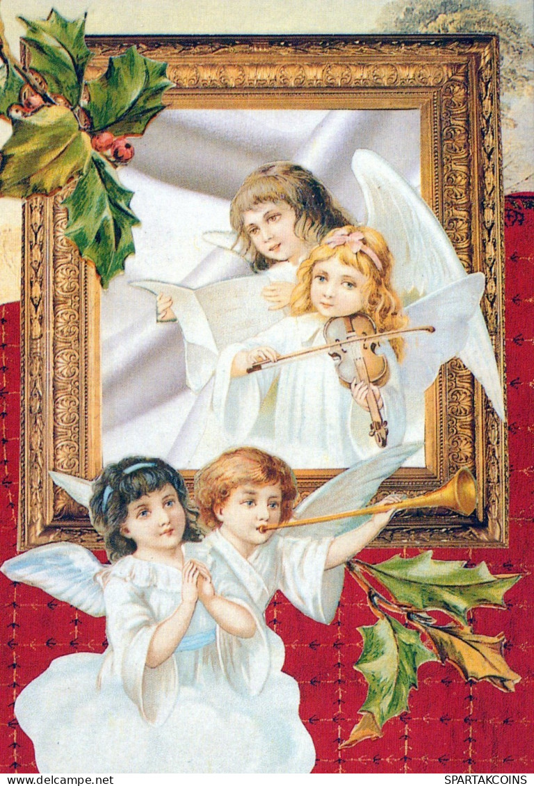 ANGE NOËL Vintage Carte Postale CPSM #PAH553.FR - Anges