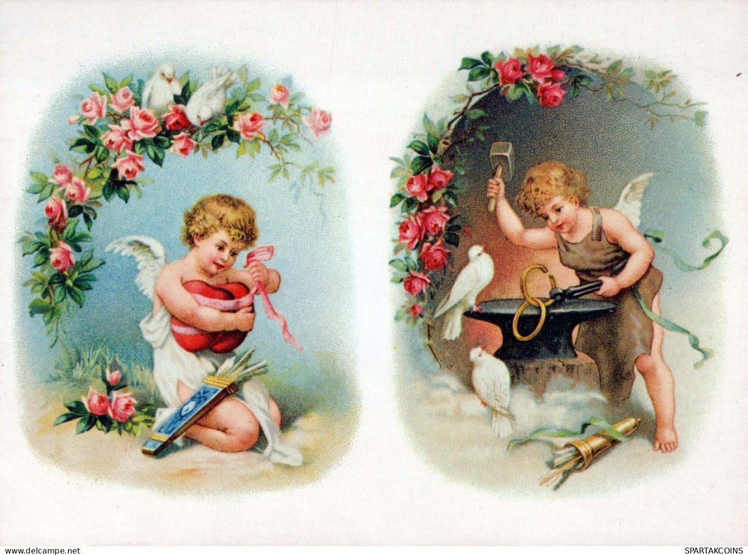 ANGE NOËL Vintage Carte Postale CPSM #PAJ050.FR - Anges