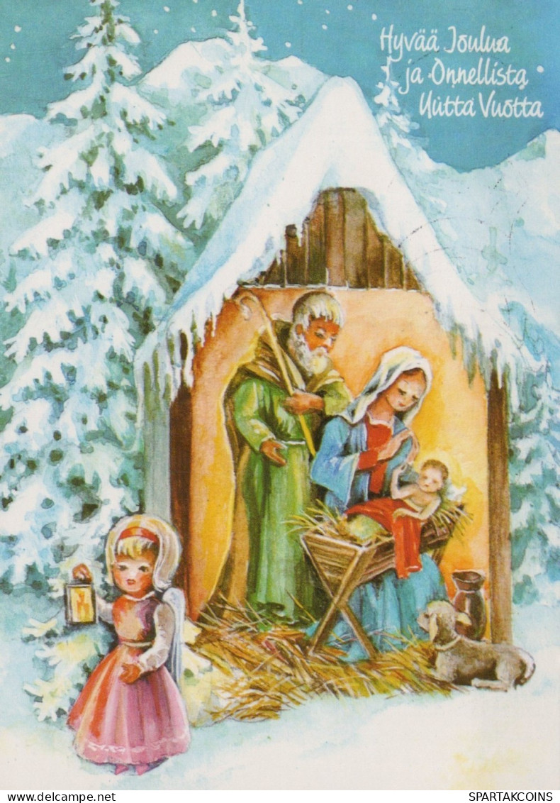 ANGE NOËL Vintage Carte Postale CPSM #PAH794.FR - Anges