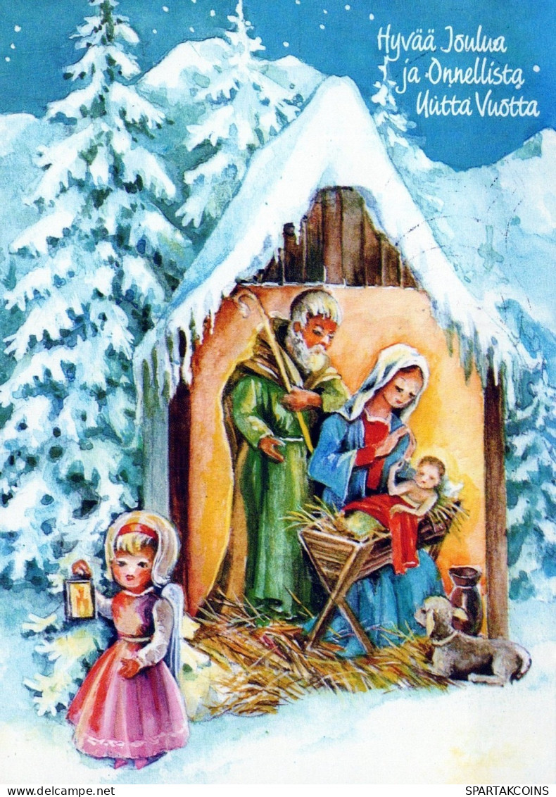 ANGE NOËL Vintage Carte Postale CPSM #PAH794.FR - Anges