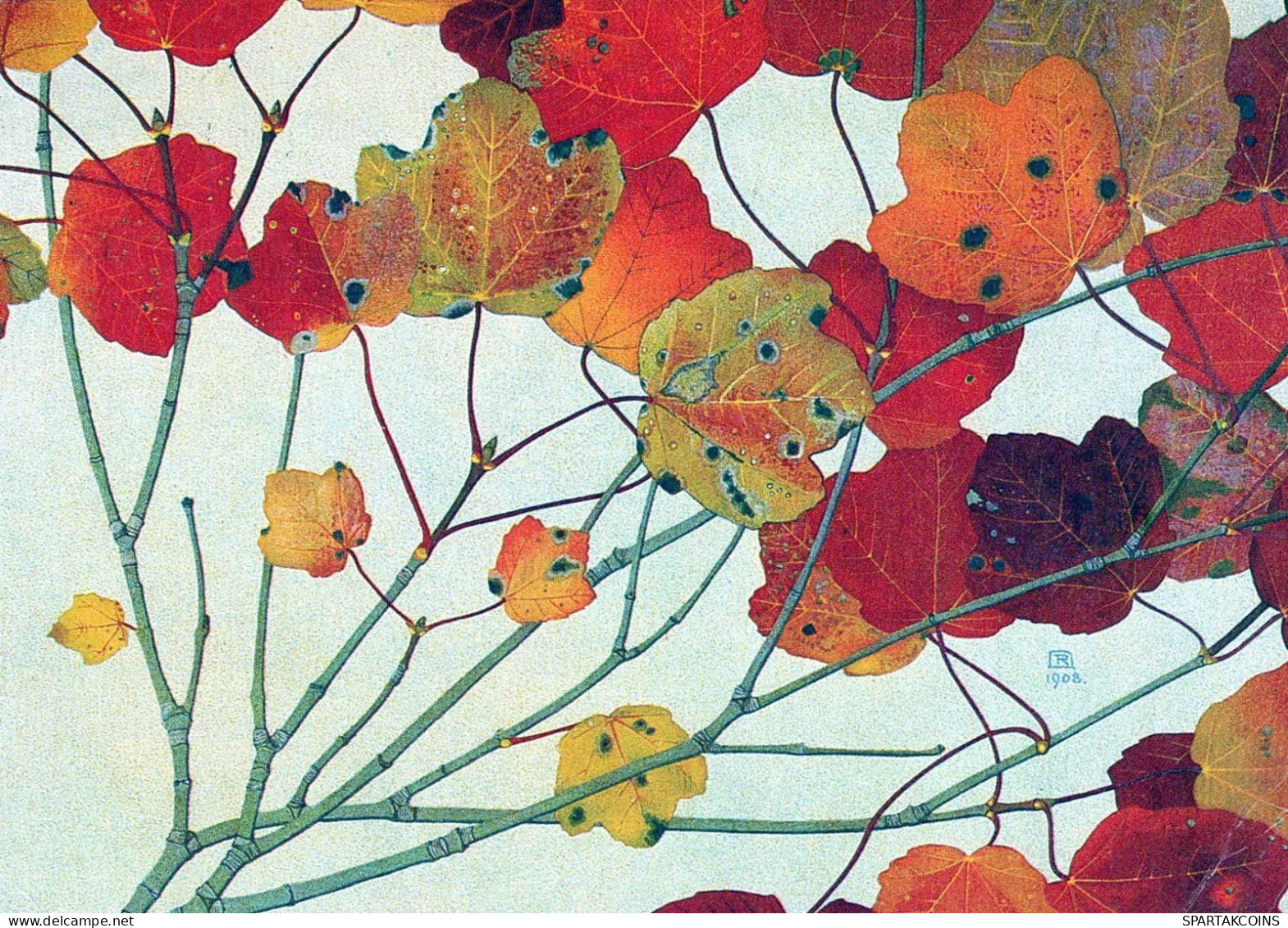 UMEN Vintage Ansichtskarte Postkarte CPSM #PBZ965.DE - Bäume