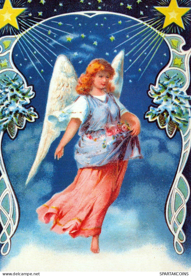 ENGEL Weihnachten Vintage Ansichtskarte Postkarte CPSM #PBP456.DE - Anges