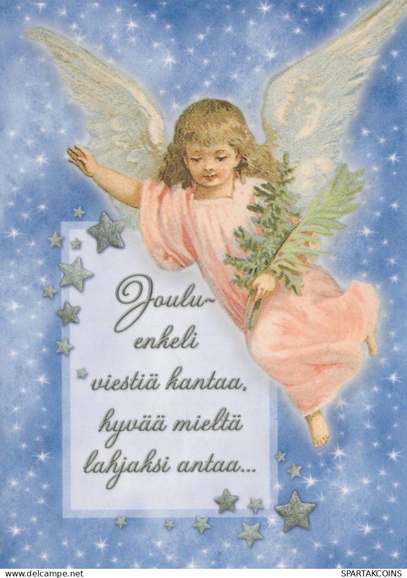 ENGEL WEIHNACHTSFERIEN Feiern & Feste Vintage Ansichtskarte Postkarte CPSM #PAJ181.DE - Anges