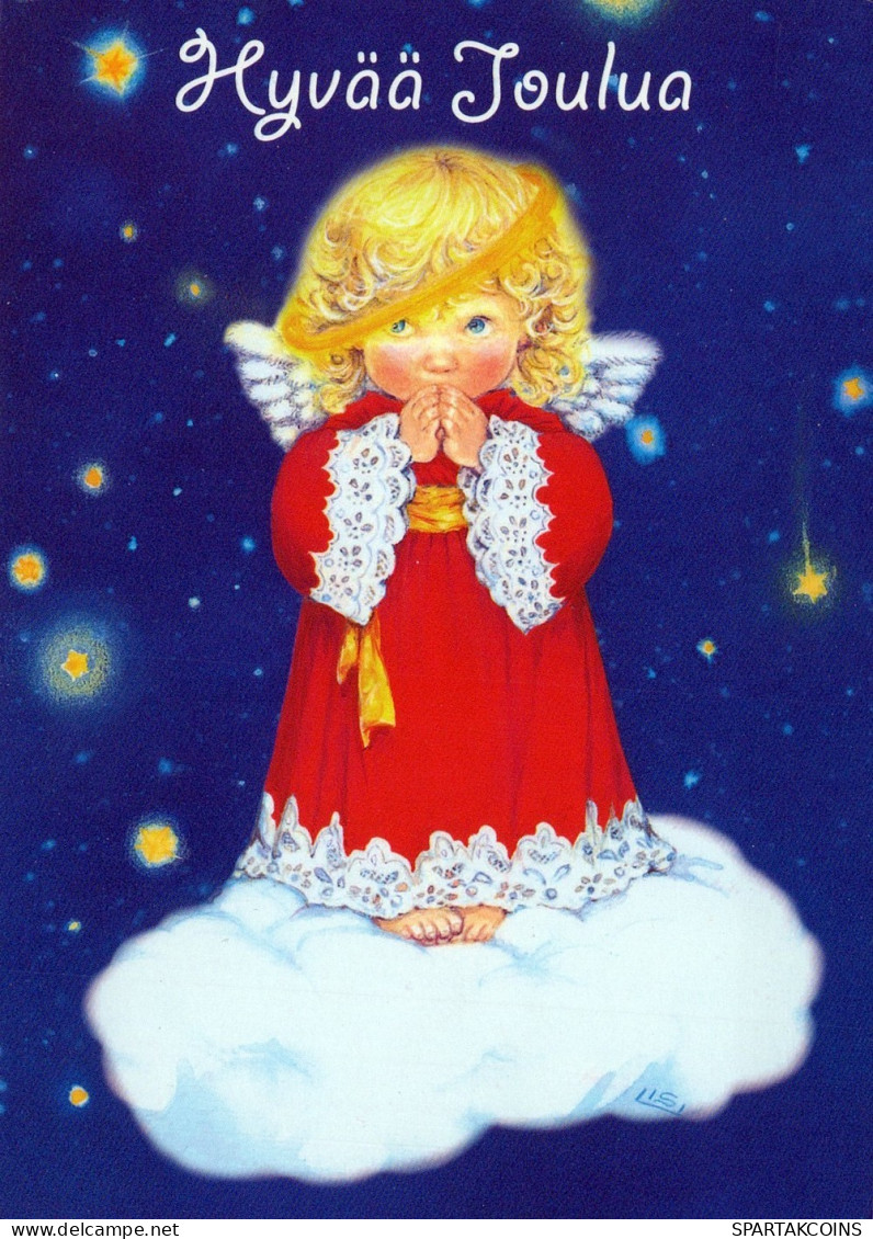 ENGEL WEIHNACHTSFERIEN Feiern & Feste Vintage Ansichtskarte Postkarte CPSM #PAJ372.DE - Anges