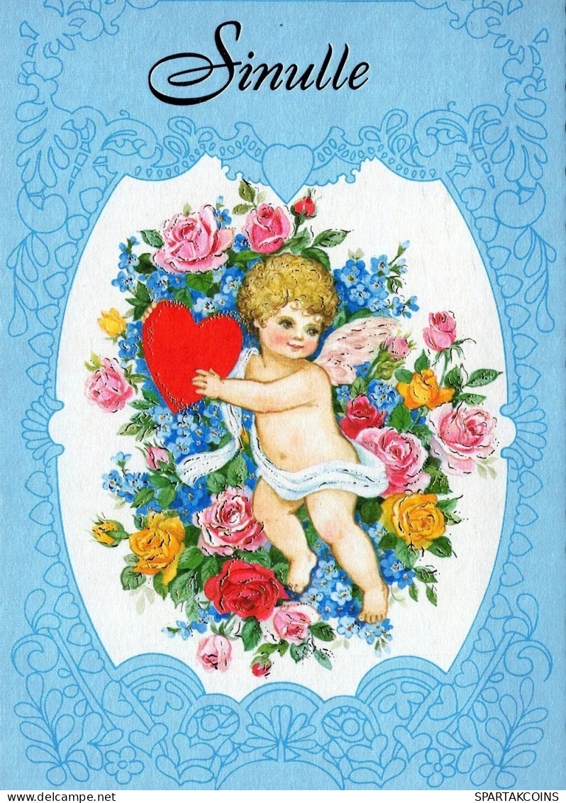 ENGEL WEIHNACHTSFERIEN Feiern & Feste Vintage Ansichtskarte Postkarte CPSM #PAJ115.DE - Anges