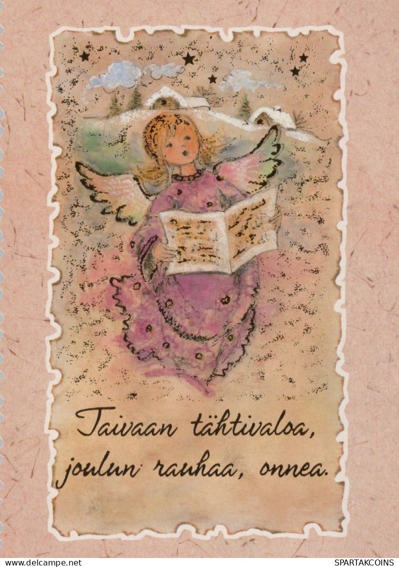 ENGEL WEIHNACHTSFERIEN Feiern & Feste Vintage Ansichtskarte Postkarte CPSM #PAJ248.DE - Anges