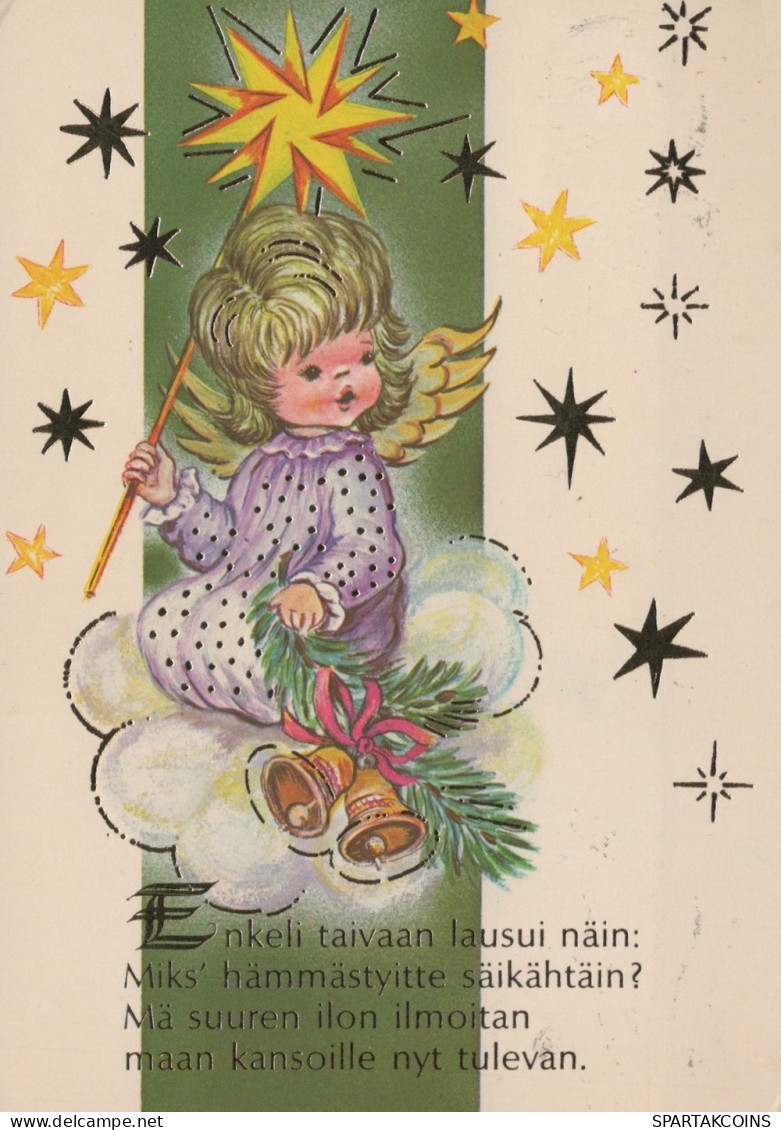 ENGEL WEIHNACHTSFERIEN Feiern & Feste Vintage Ansichtskarte Postkarte CPSM #PAJ311.DE - Anges