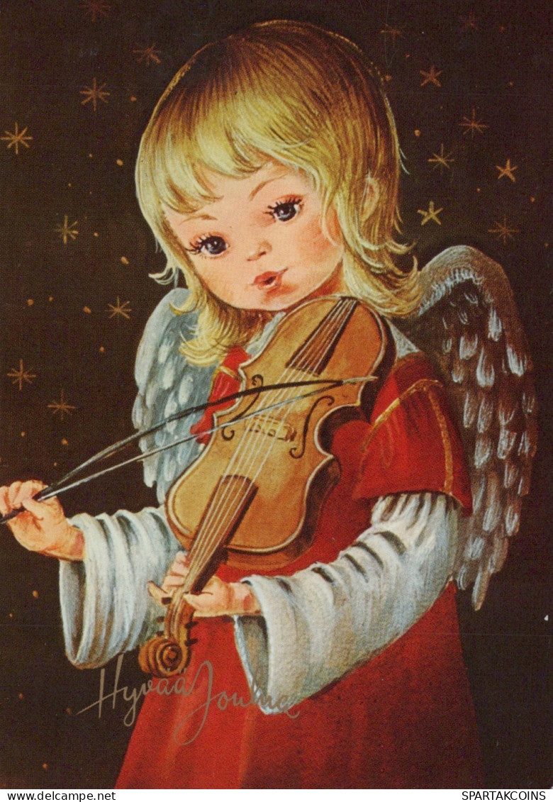 ENGEL WEIHNACHTSFERIEN Feiern & Feste Vintage Ansichtskarte Postkarte CPSM #PAH362.DE - Anges