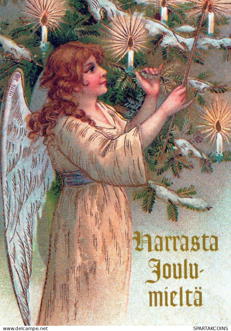 ENGEL WEIHNACHTSFERIEN Feiern & Feste Vintage Ansichtskarte Postkarte CPSM #PAH554.DE - Anges