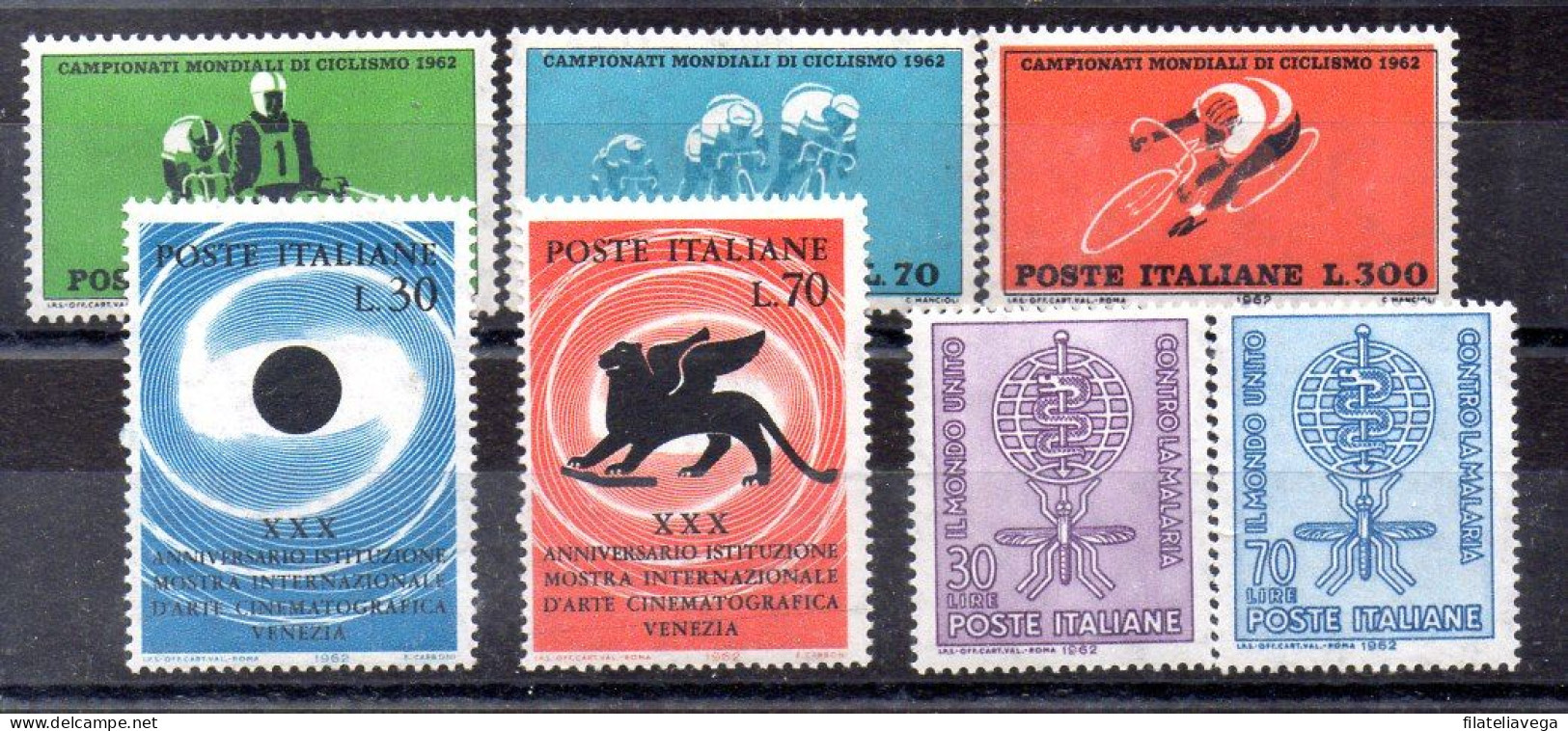 Italia Series Nº Yvert 868/70 + 871/72 +876/77 ** - 1961-70: Ungebraucht