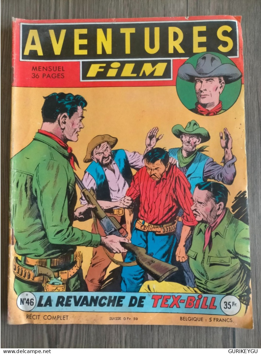 Bd Bd AVENTURES FILM N° 46 Artima 1956 Récit Complet  MELLIES TEX BILL FRINGALE Et BADINET Chez Les Pirates ERIK - Arédit & Artima