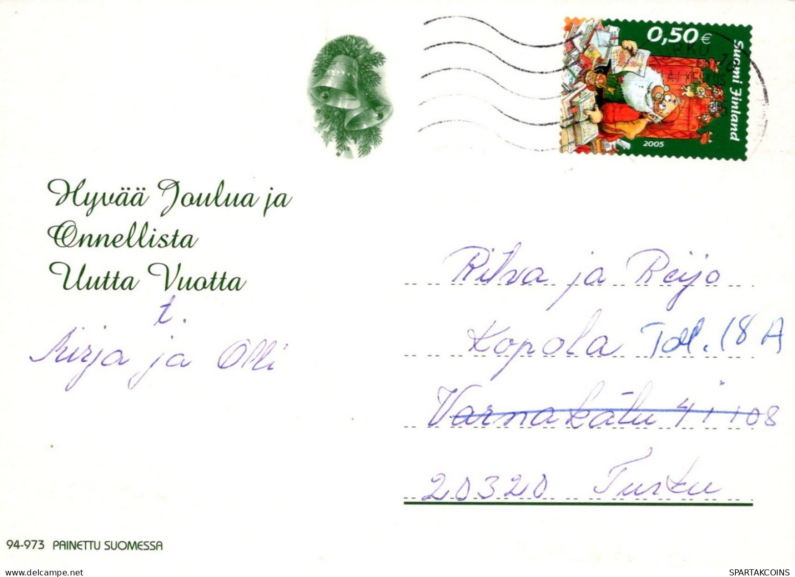 ANGELO Buon Anno Natale Vintage Cartolina CPSM #PAJ182.IT - Anges