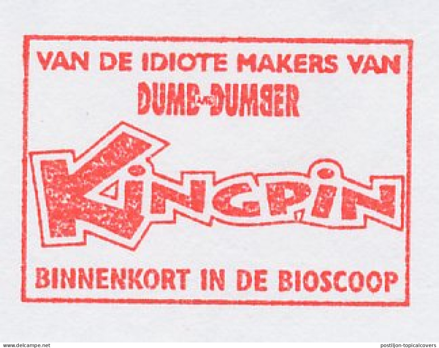 Meter Top Cut Netherlands 1996 Kingpin - Movie - Cinéma