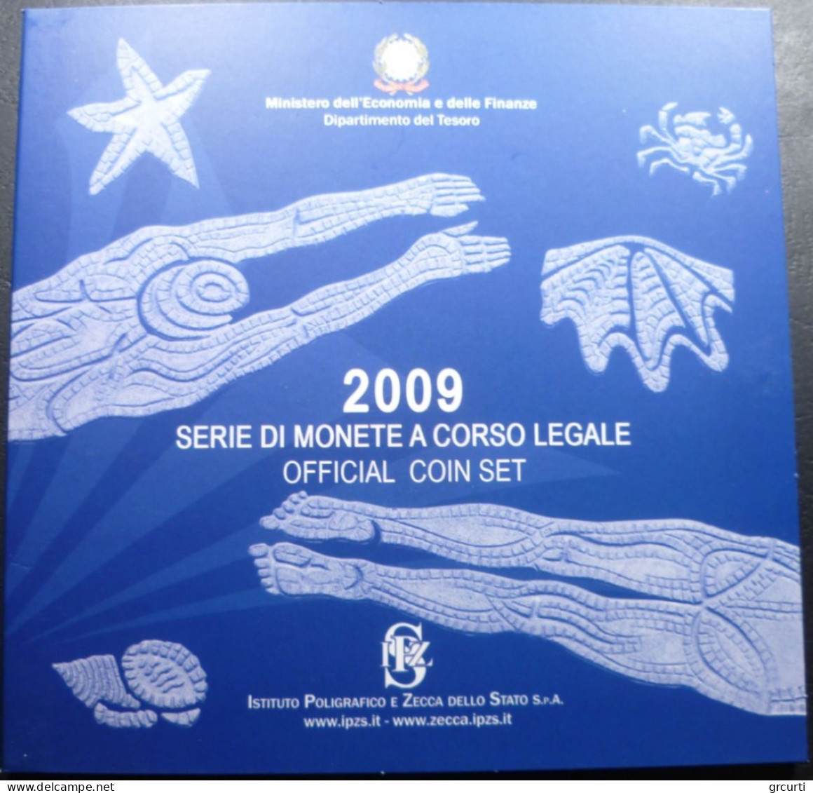 Italia - 2009 - Serie Divisionale - Con 2 € U.E.M. E  5 € Mondiali Di Nuoto - Italien