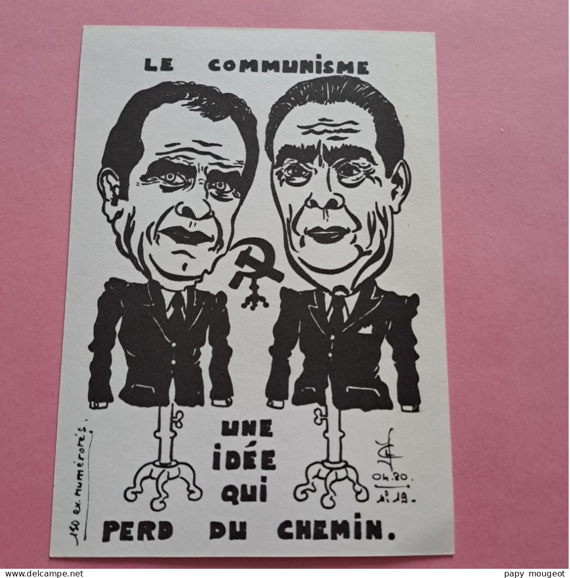 Le Communisme Une Idée Qui Perd Du Chemin - 150 Exemplaires N°19 Jacques Lardie - Partis Politiques & élections