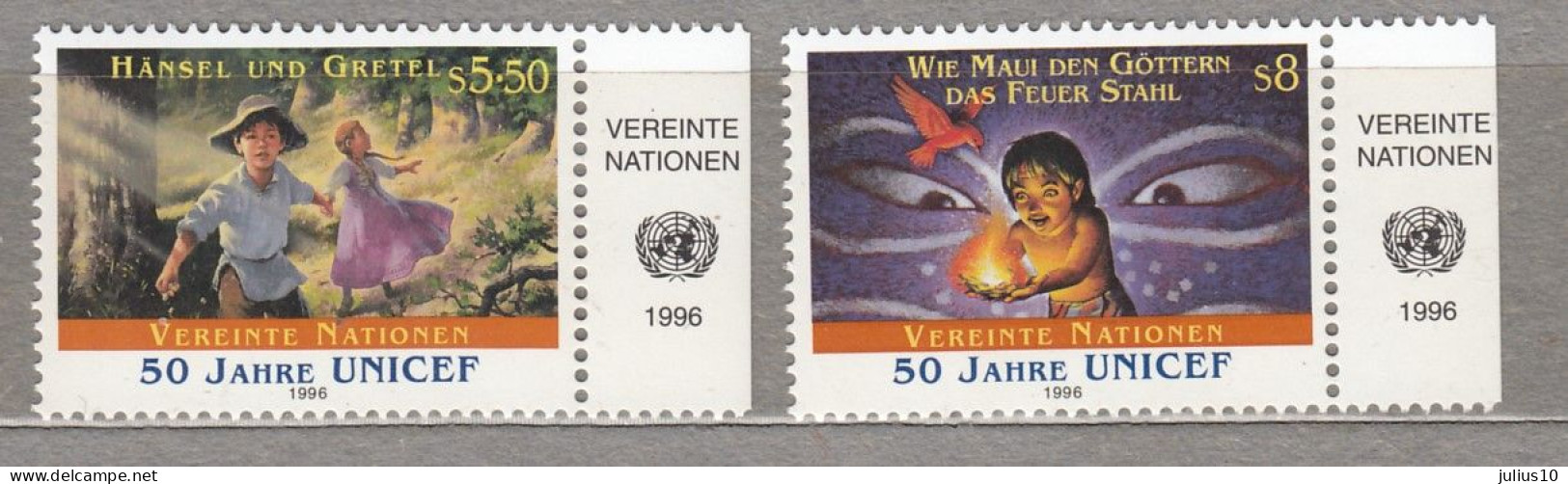 United Nations 1996 Tales MNH (**) Mi 218-219 #34103 - Fairy Tales, Popular Stories & Legends