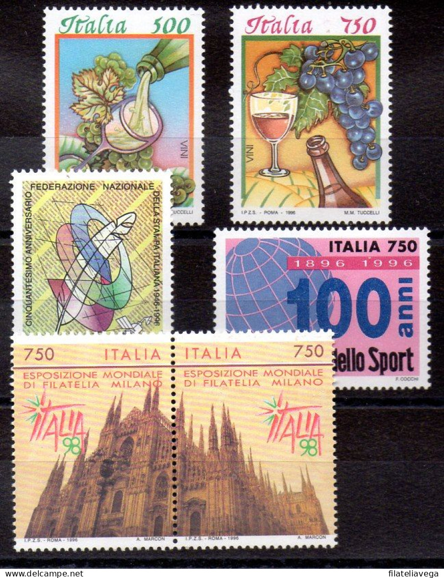 Italia Series Nº Yvert 2155/56 + 2160/61 +2158/59 ** - 1991-00: Nieuw/plakker