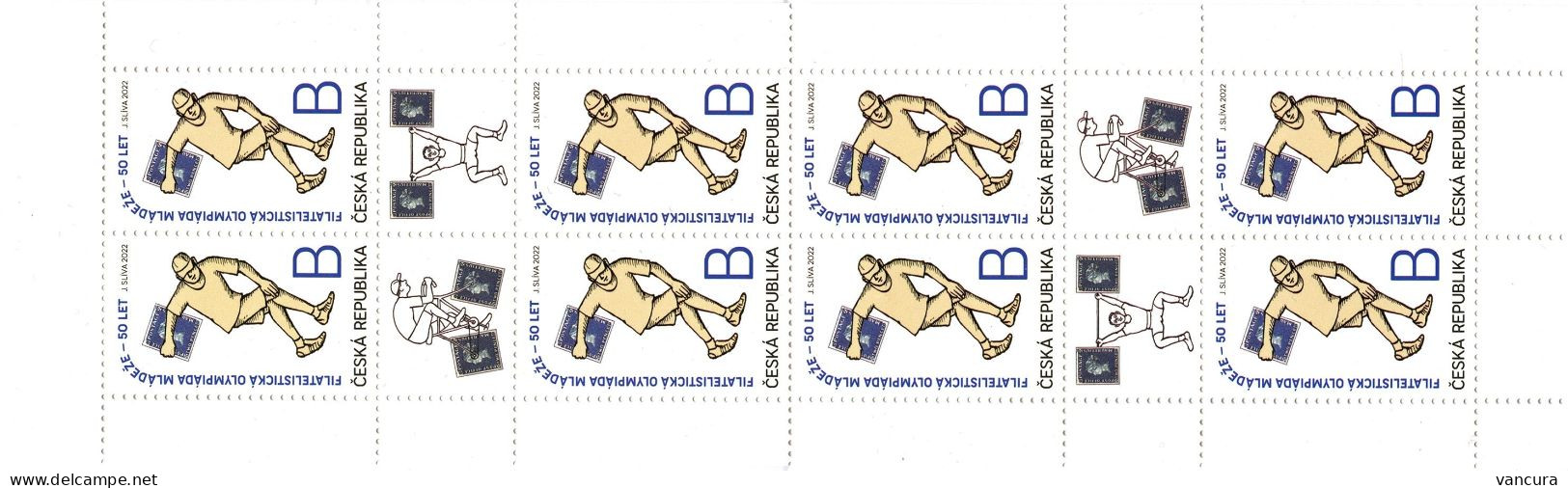 Booklet 1160 Czech Republic 50 Years Of The Youth Philatelic Olympiad 2022 - Unused Stamps