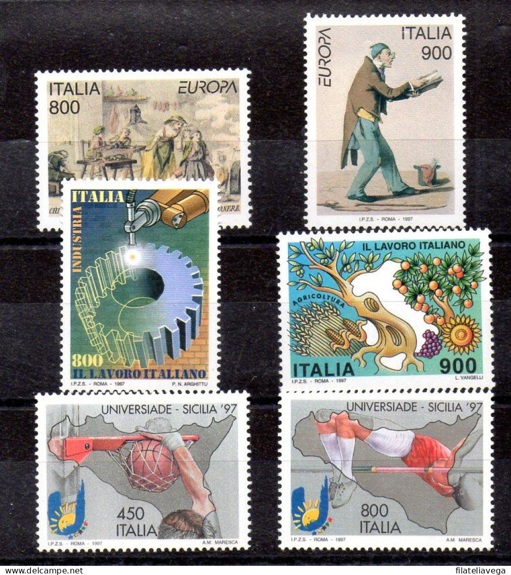 Italia Series Nº Yvert 2225/26 + 2250/51 +2257/58 ** - 1991-00: Neufs