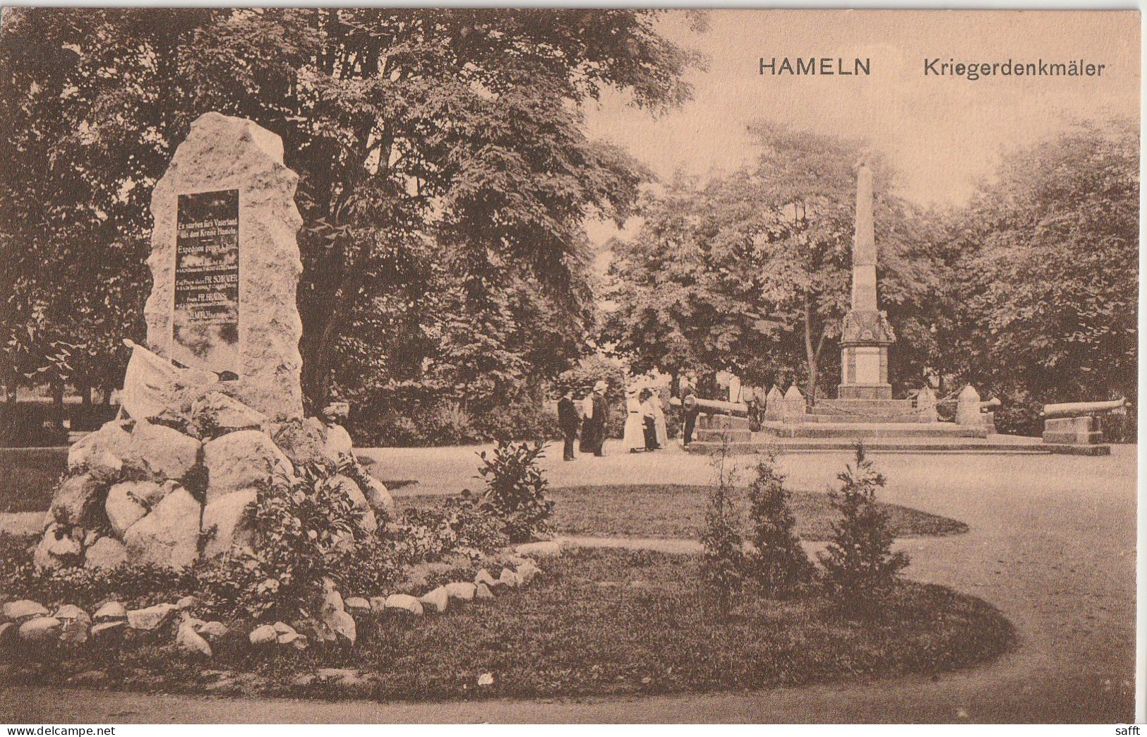 AK Hameln, Kriegerdenkmäler 1926 - Hameln (Pyrmont)