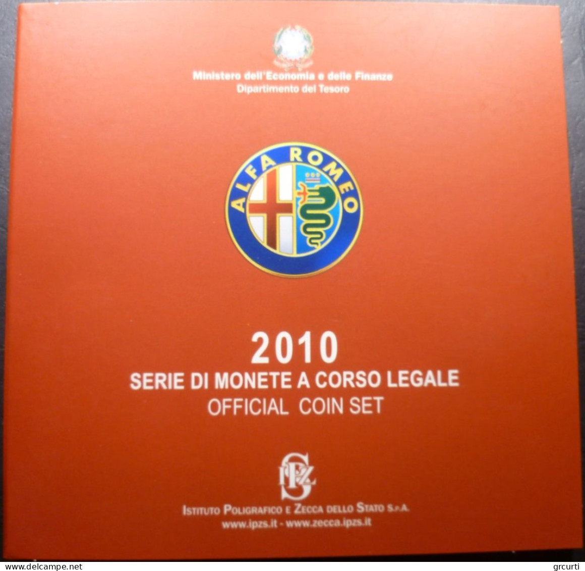 Italia - 2010 - Serie Divisionale - Con 2 € Cavour E  5 € Alfa Romeo - Italia