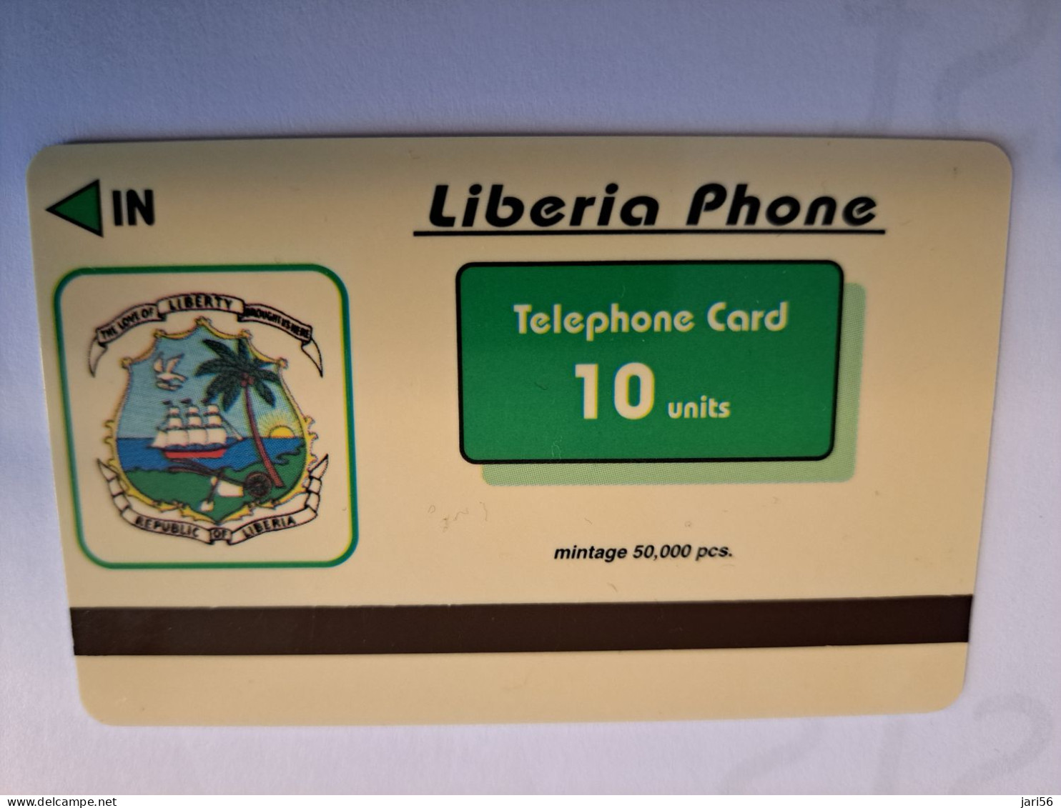 LIBERIA / 10 UNITS/ MAGSTRIPE /  CATS & DOG  / Fine Used Card       ** 16463** - Liberia