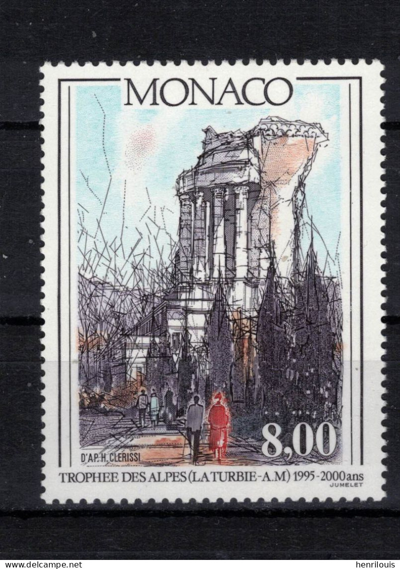 MONACO  Timbre Neuf**  De 1995 ( Ref  MC537 ) La Turbie - Trophée Des Alpes - Neufs