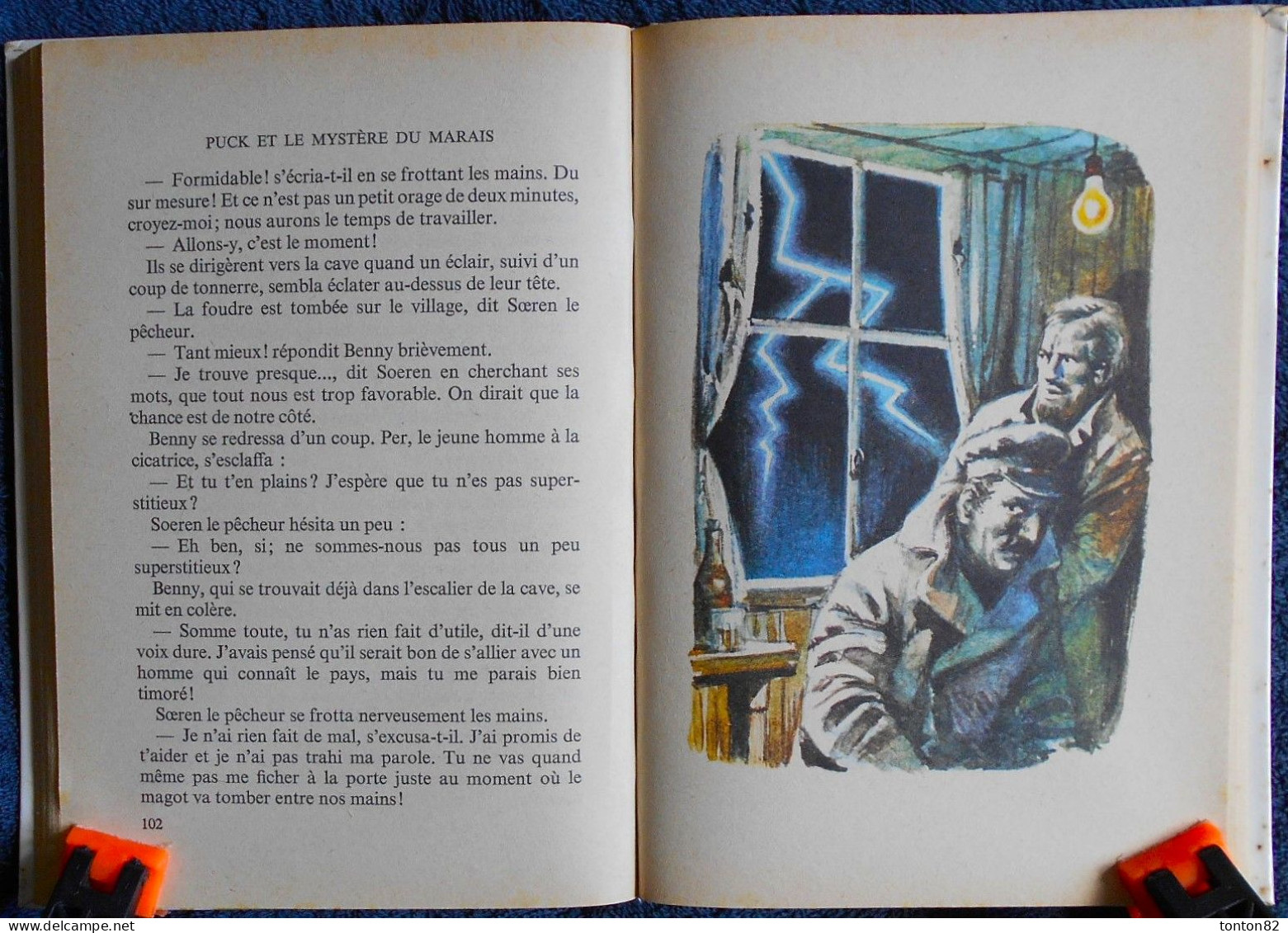 Lisbeth Werner -  Puck e le mystère du marais - Bibliothèque Rouge et Or  - N° 2.789 - (1976 ) .