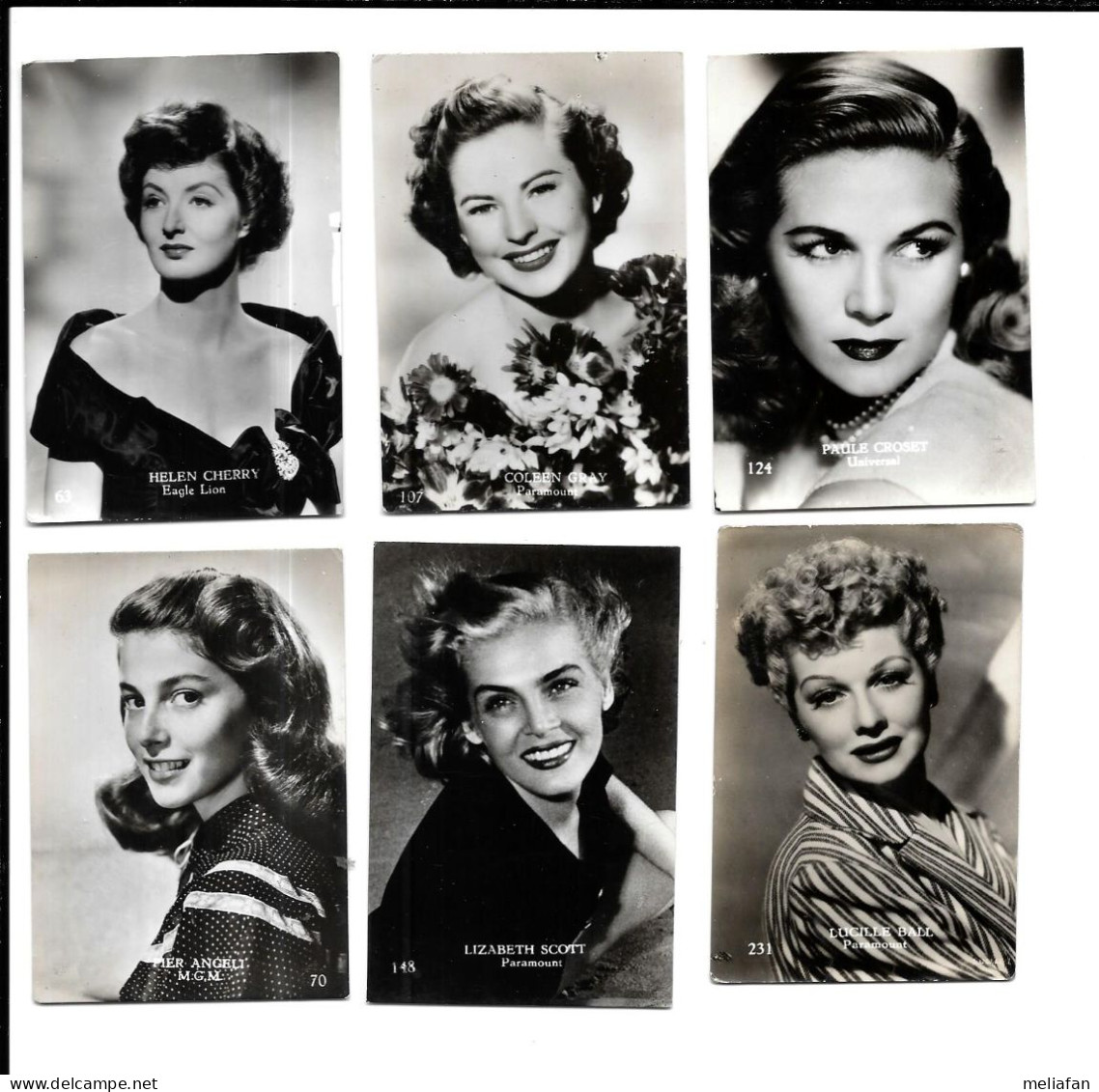 Z752 - IMAGES PHOTOS - PAULE CROSET / HELEN CHERRY / PIER ANGELY / COLEEN GRAY / LUCILLE BALL / LIZABETH SCOTT - Fotos