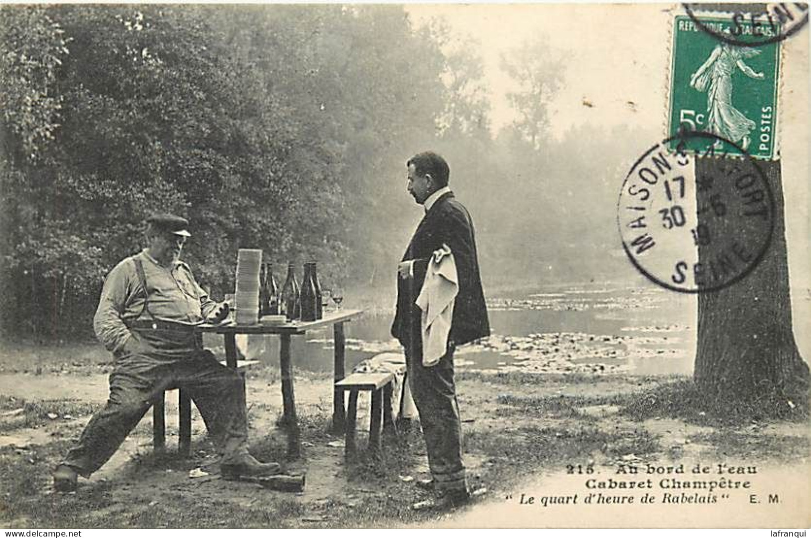 Themes Div-ref VV684- Au Bord De L Eau -cabaret Champetre - Nogent Sur Marne - Le Quart D Heure De Rabelais - - Cafés