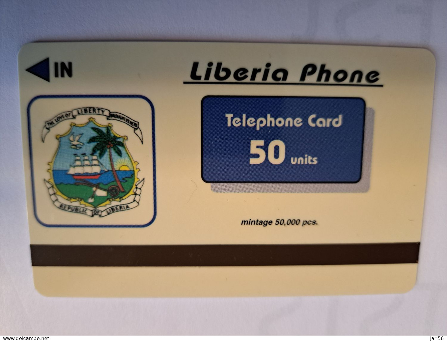 LIBERIA / 50 UNITS/ MAGSTRIPE /  CATS & DOG  / Fine Used Card       ** 16468** - Liberia
