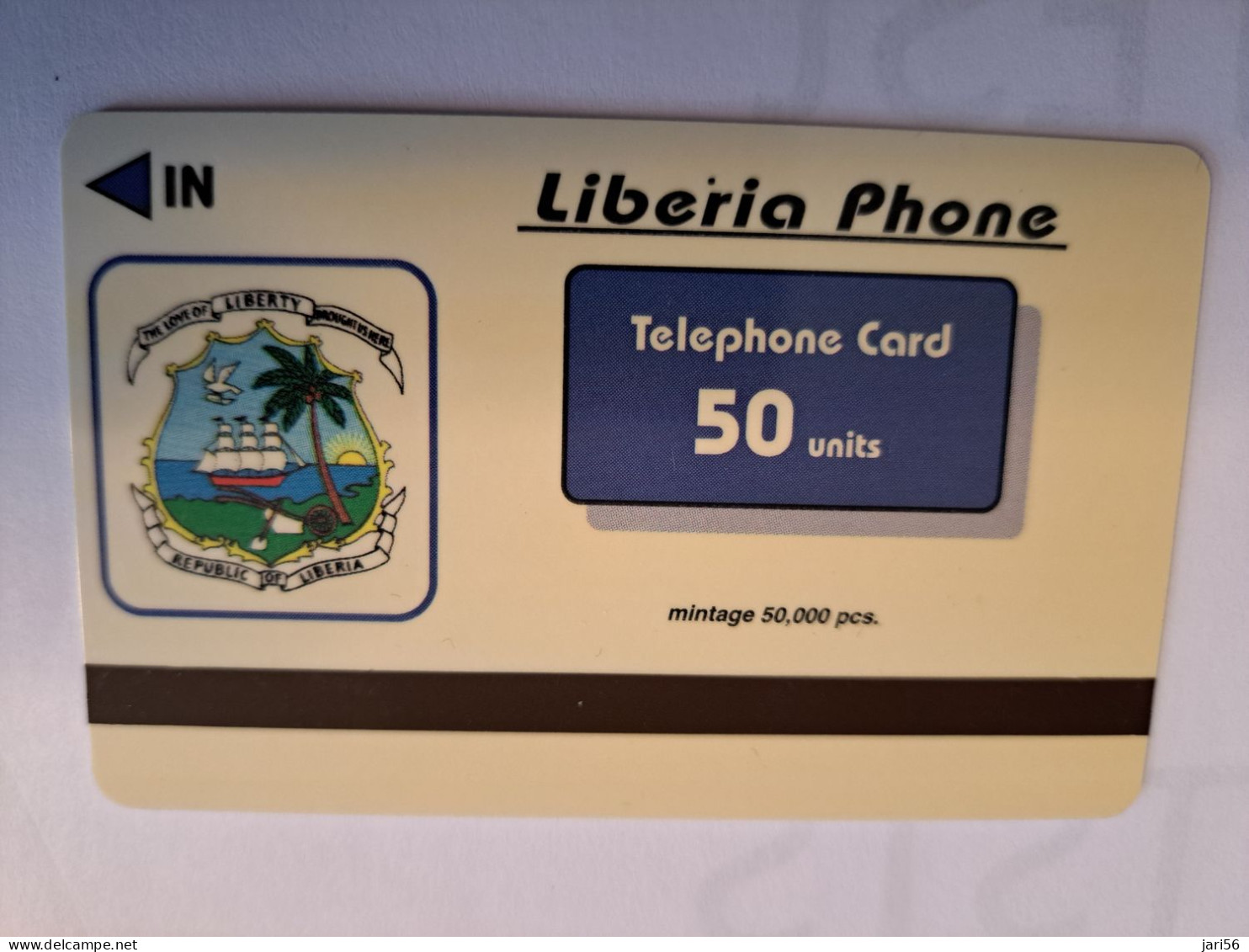 LIBERIA / 50 UNITS/ MAGSTRIPE /  CATS & DOG  / Fine Used Card       ** 16469** - Liberia