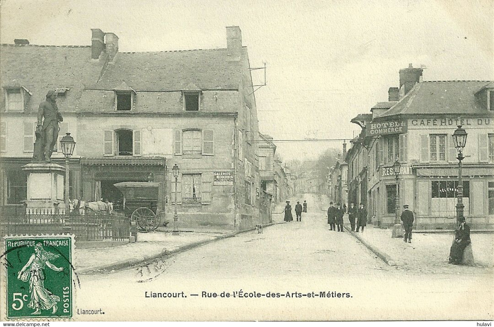 60  LIANCOURT -  RUE DE L' ECOLE DES ARTS ET METIERS (ref 984) - Liancourt