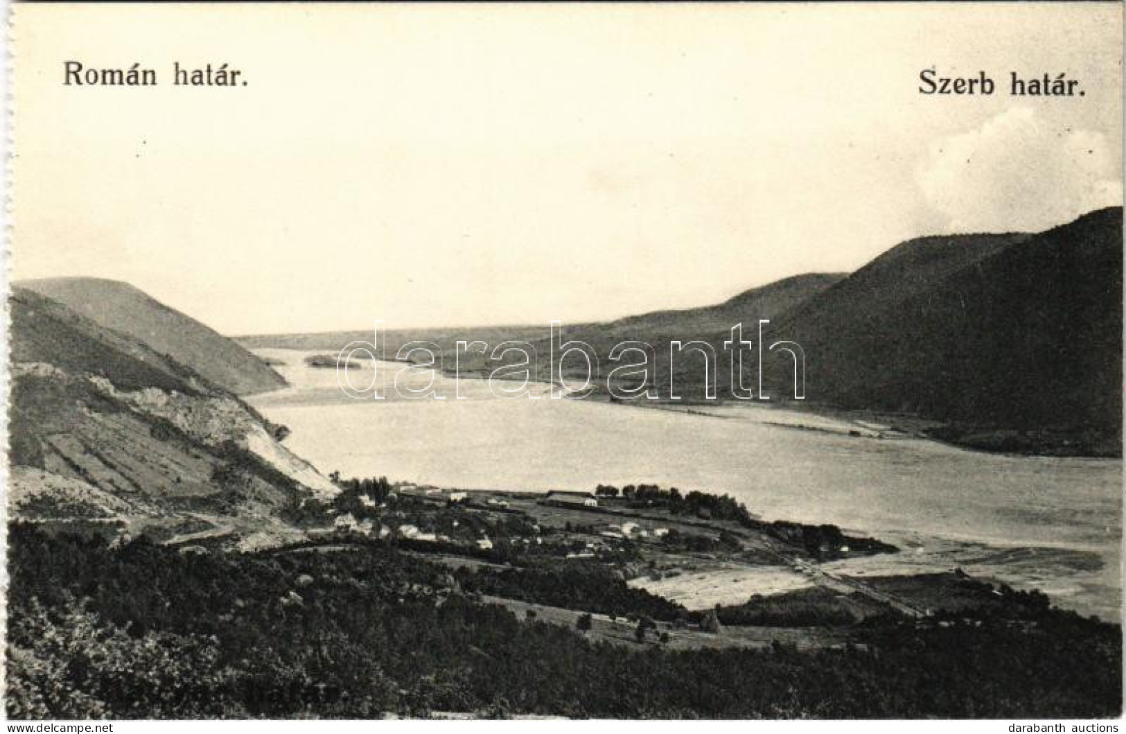 ** T1 Ada Kaleh, Alduna, Román-szerb Határ. M.G.O. / Romanian-Serbian Border - Zonder Classificatie