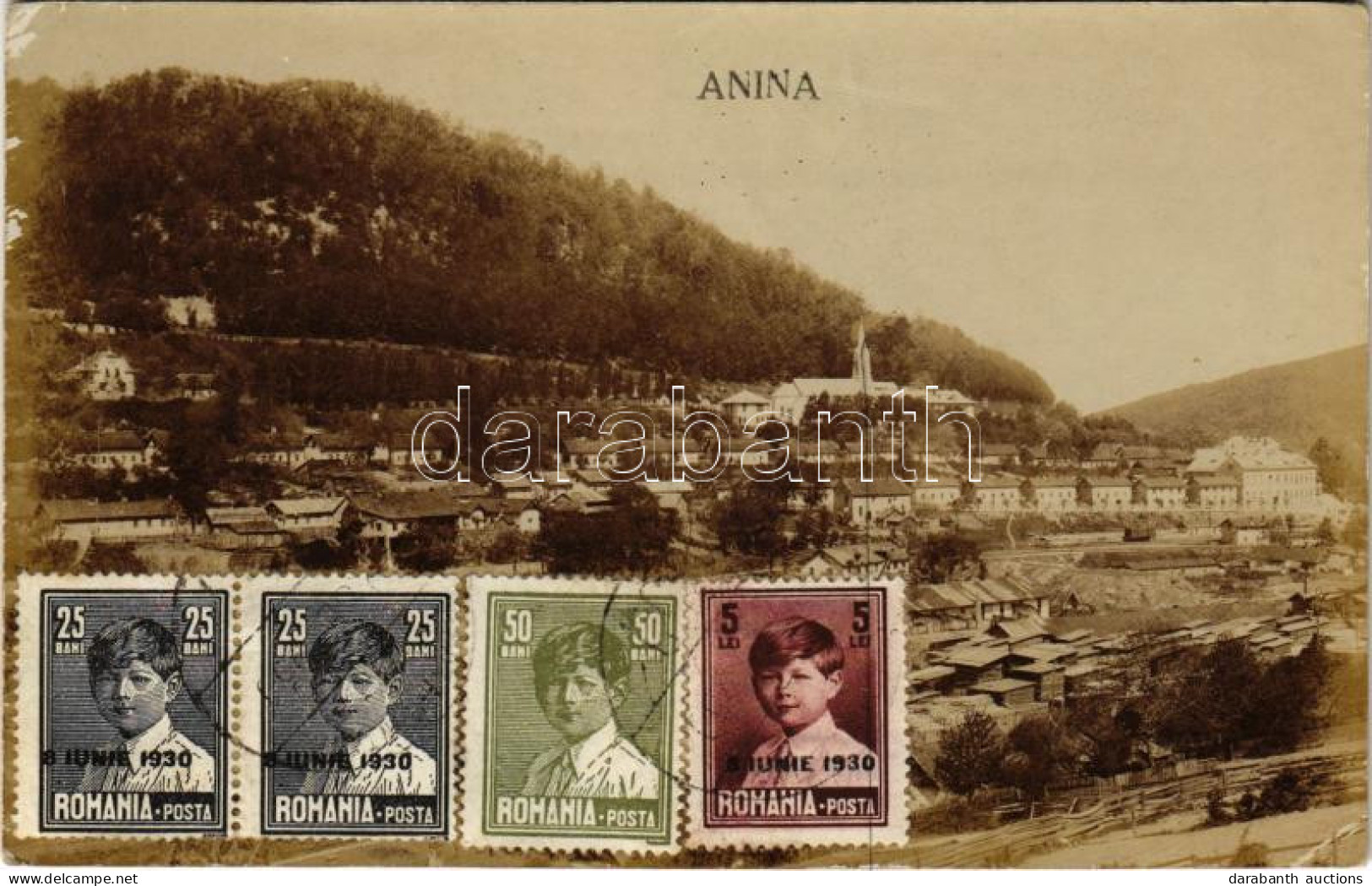 T2/T3 1930 Anina, Stájerlakanina, Stájerlak, Steierdorf; Látkép / General View. Hollschütz Photo (EK) - Unclassified