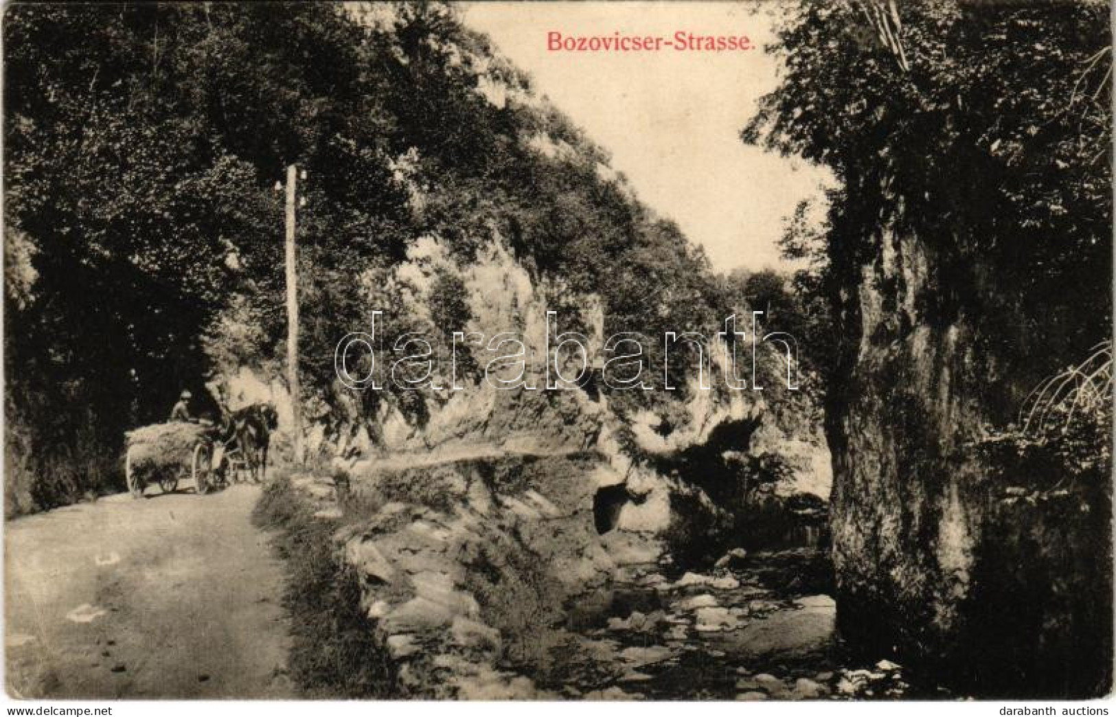 T2/T3 1911 Anina, Stájerlakanina, Stájerlak, Steierdorf; Bozovicsi út. Hollschütz Kiadása / Bozovicser Strasse / Bozovic - Ohne Zuordnung